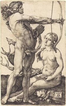 Apollo and Diana, 1504/1505. Creator: Albrecht Durer