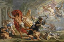Apollo and Diana Kill Niobe's Children, c1630-1660s. Creator: Jan Boeckhorst
