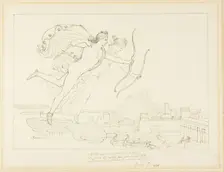 Apollo and Diana, n.d. Creator: John Flaxman