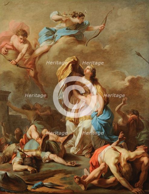 Apollo and Diana Punishing Niobe by Killing her Children.