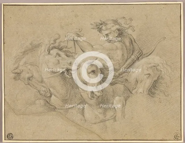 Apollo and His Horses, n.d. Creator: Francois Verdier.