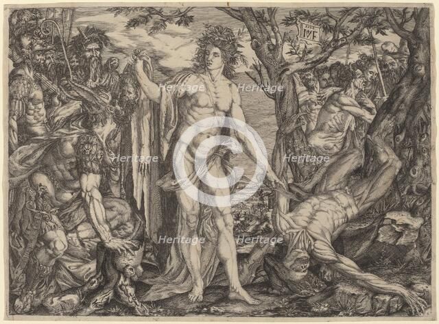 Apollo and Marsyas, 1536. Creator: Monogrammist M. F..