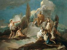 Apollo and Marsyas, 1730. Creator: Tiepolo, Giambattista (1696-1770)