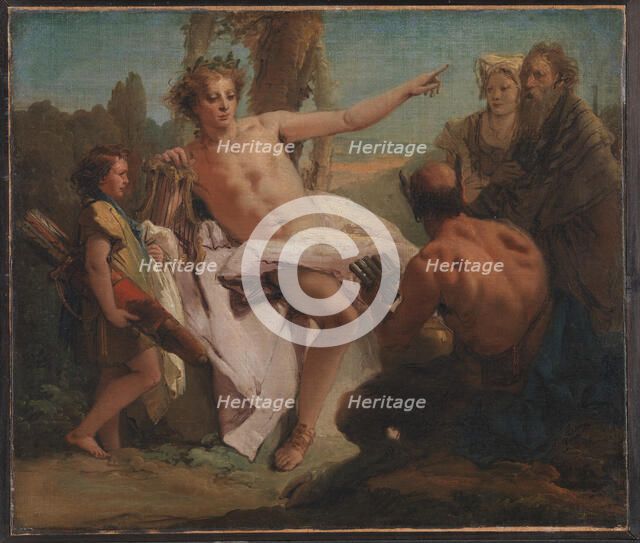 Apollo and Marsyas, 1757. Creator: Giovanni Battista Tiepolo.