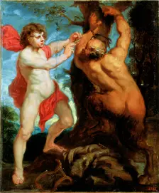 Apollo and Marsyas 17th century. Artist: Peter Paul Rubens