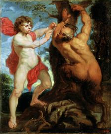 Apollo and Marsyas 17th century. Artist: Peter Paul Rubens