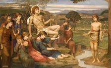 Apollo and Marsyas 1879. Creator: John Melhuish Strudwick