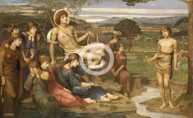 'Apollo and Marsyas', 1879. Artist: John Melhuish Strudwick