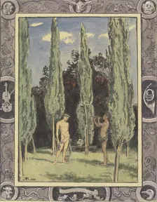 Apollo and Marsyas, 1888. Creator: Hans Thoma