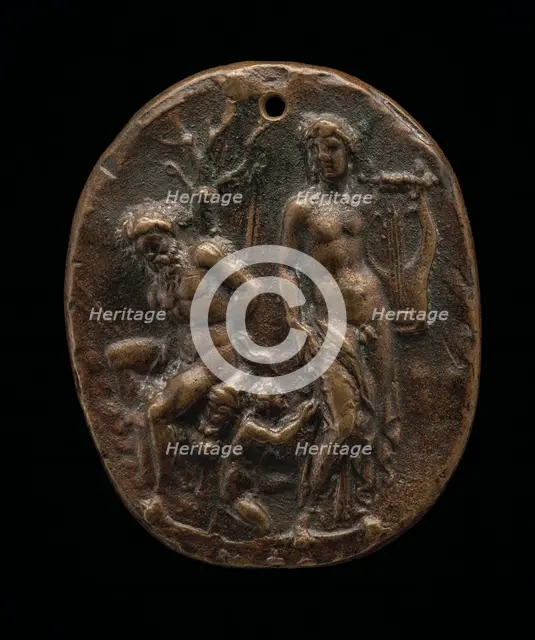 Apollo and Marsyas, mid 15th century. Creator: Unknown.
