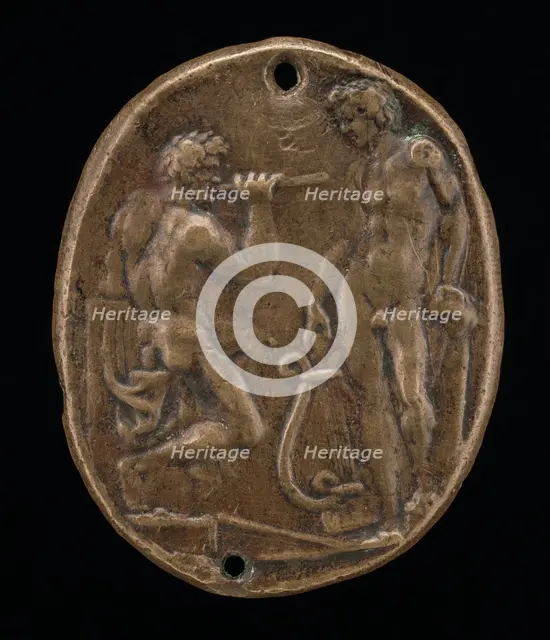 Apollo and Marsyas, mid 16th century. Creator: Unknown.