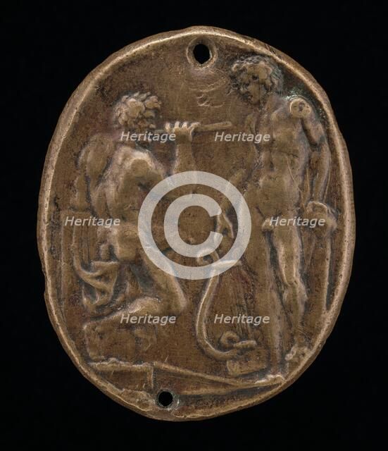 Apollo and Marsyas, mid 16th century. Creator: Unknown.