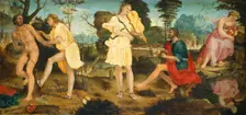 Apollo and Marsyas, c. 1540. Creator: Michelangelo Anselmi