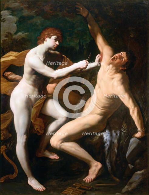 Apollo and Marsyas, ca 1625. Creator: Reni, Guido (1575-1642).