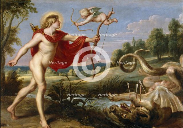 Apollo and Python, between 1636 and 1638. Creator: Cornelis de Vos.