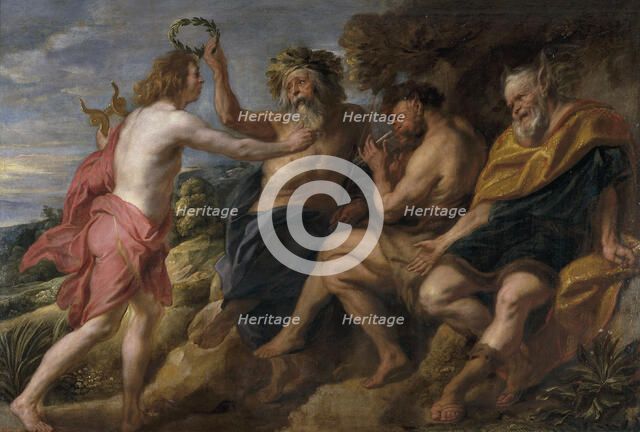 Apollo as Victor over Pan, 1637. Creator: Jordaens, Jacob (1593-1678).