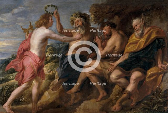 Apollo as Victor over Pan, 1637. Creator: Jacob Jordaens I.