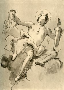 Apollo c1757, (1928). Artist: Giovanni Battista Tiepolo