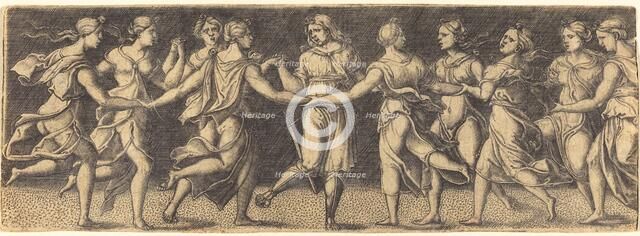 Apollo Dancing with the Nine Muses. Creator: Unknown.