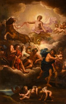 Apollo Driving the Chariot of the Sun, Between 1680 and 1690. Creator: Jouvenet, Jean (1644-1717)