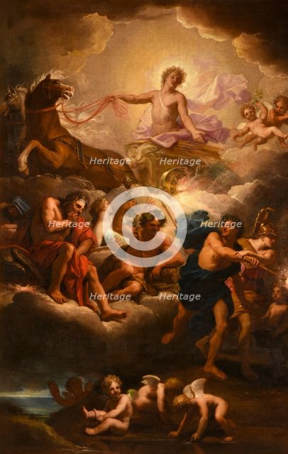 Apollo Driving the Chariot of the Sun, Between 1680 and 1690. Creator: Jouvenet, Jean (1644-1717).