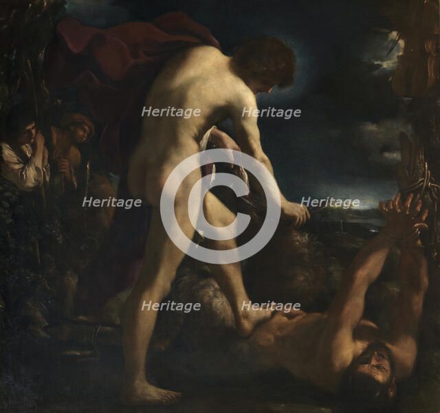 Apollo Flaying Marsyas, 1618. Creator: Guercino (1591-1666).
