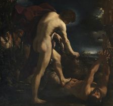 Apollo Flaying Marsyas, 1618. Creator: Guercino (1591-1666)