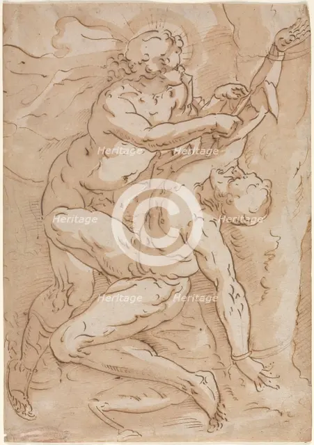 Apollo Flaying Marsyas, 16th century. Creator: Anonymous.