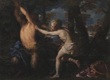 Apollo Flaying Marsyas, End of 17th-Early 18th century. Creator: Troppa, Girolamo (1637-1710)