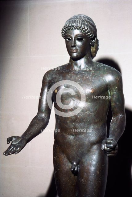 Apollo, Greek Bronze. circa early 5th century BC Artist: Unknown.