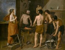 Apollo in the Forge of Vulcan, 1630. Creator: Diego Velasquez