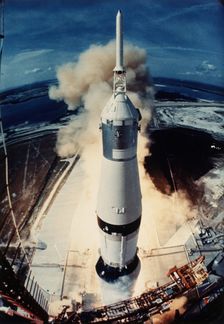 Apollo lift off, 1969. Creator: NASA