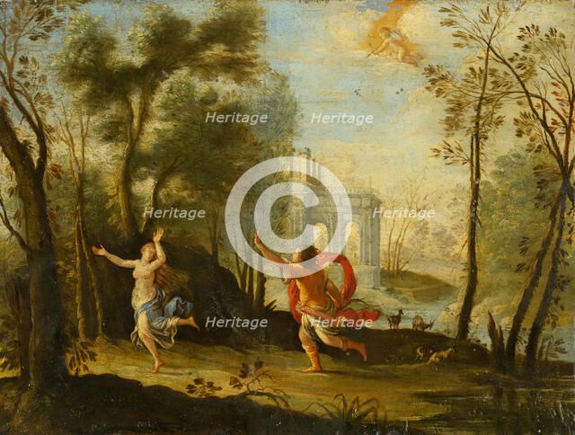 Apollo Pursuing Daphne, 17th century. Creator: Unknown.