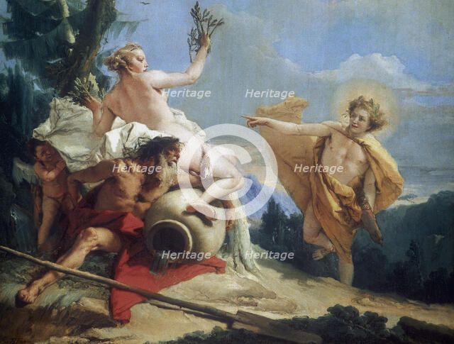 'Apollo Pursuing Daphne', c1755-1760. Artist: Giovanni Battista Tiepolo