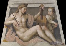 Apollo with cupid