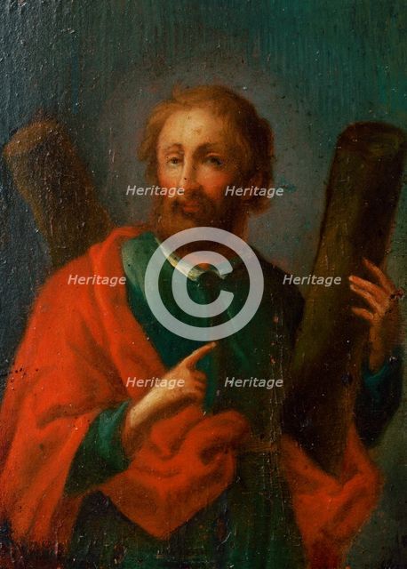 Apostle Andrew, 1750-1760. Creator: Unknown.