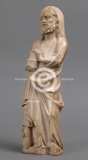 Apostle Holding a Book, French (?), late 13th century. Creator: Unknown.