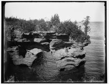 Apostle Islands, Devil's Island, Pope's Nose, between 1880 and 1899. Creator: Unknown