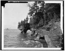 Apostle Islands, Grand Arch, between 1880 and 1898. Creator: Unknown