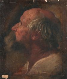 Apostle's head, early-mid 17th century. Creator: Guido Reni