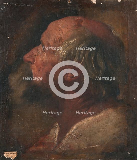 Apostle's head, early-mid 17th century. Creator: Guido Reni.