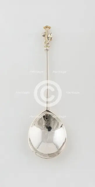 Apostle Spoon: St. Matthias, London, 1636/37. Creator: Unknown.
