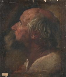 Apostle's head, early-mid 17th century. Creator: Guido Reni