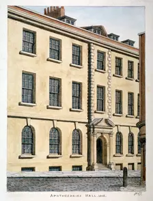 Apothecaries Hall, City of London, 1806. Artist: Valentine Davis