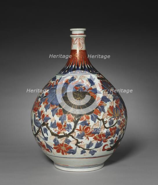 Apothecary's Bottle: Arita Ware, c. 1670-1680. Creator: Unknown.