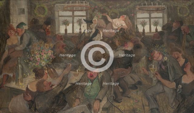 Apotheosis, 1906. Creator: Ivar Arosenius.
