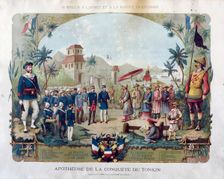 Apotheosis of the Conquest of Tonkin, ca 1885. Creator: Anonymous