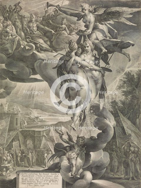 Apotheosis of the Arts, ca. 1619. Creator: Jan Muller.