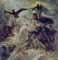 Apotheosis of the French Heroes Who Died for Their Country During the War for Freedom. Artist: Girodet de Roucy Trioson, Anne Louis (1767-1824)