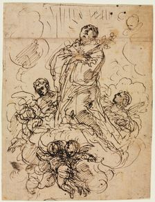 Apotheosis of a Saint, c. 1700?. Creator: Antonio Domenico Gabbiani (Italian, 1652-1726), attributed to